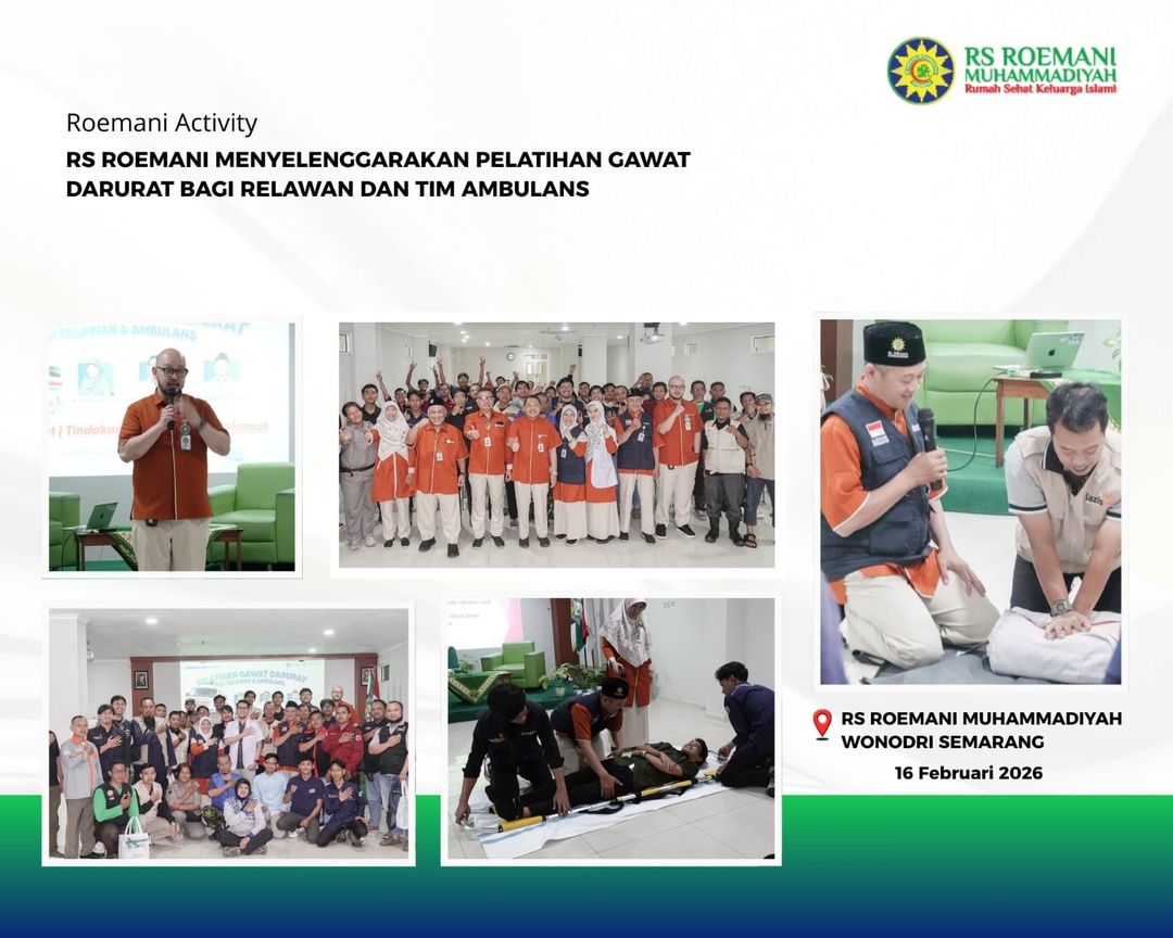 Tingkatkan Respon Darurat, RS Roemani Gelar Pelatihan Relawan dan Ambulan di Kota Semarang